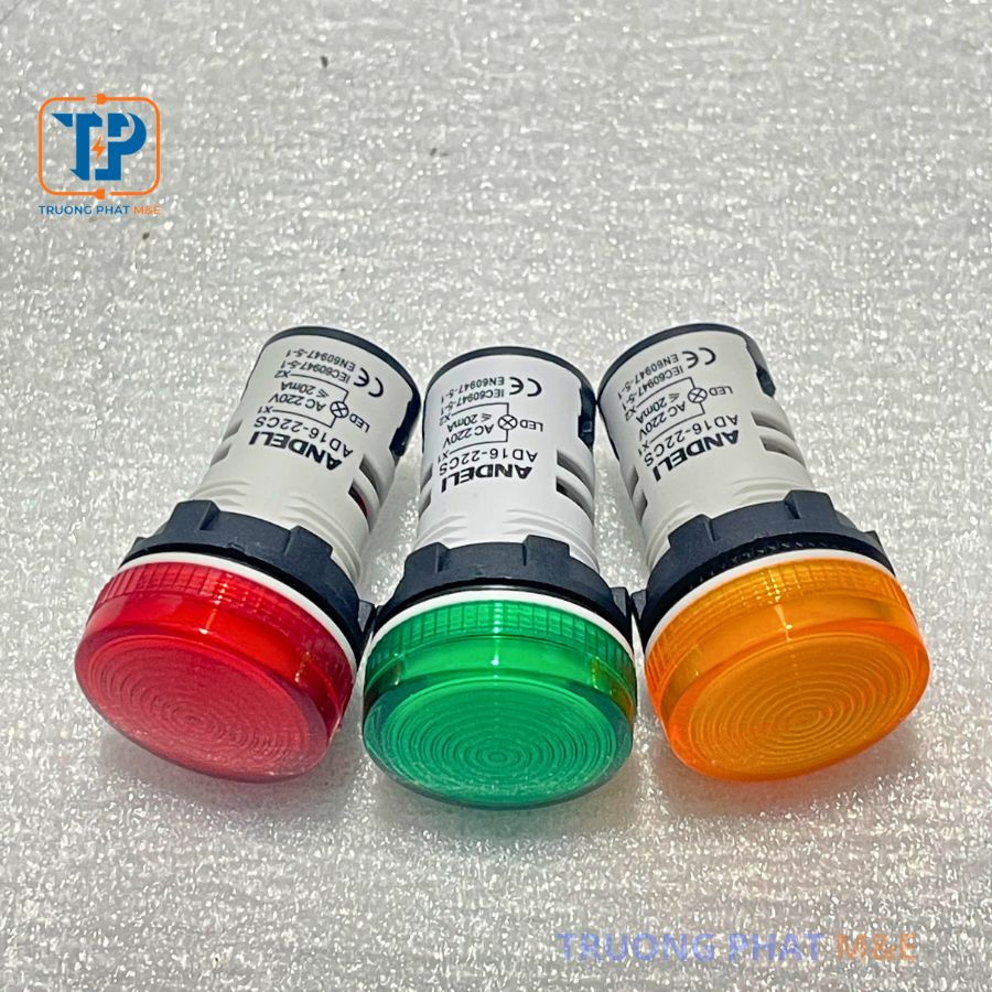 Đèn báo pha tủ điện phi 22