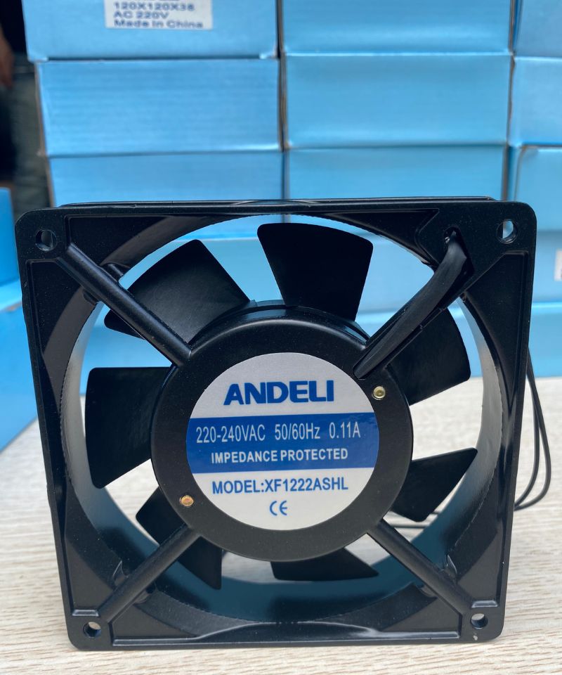 Quạt thông gió tủ điện 120x120x25