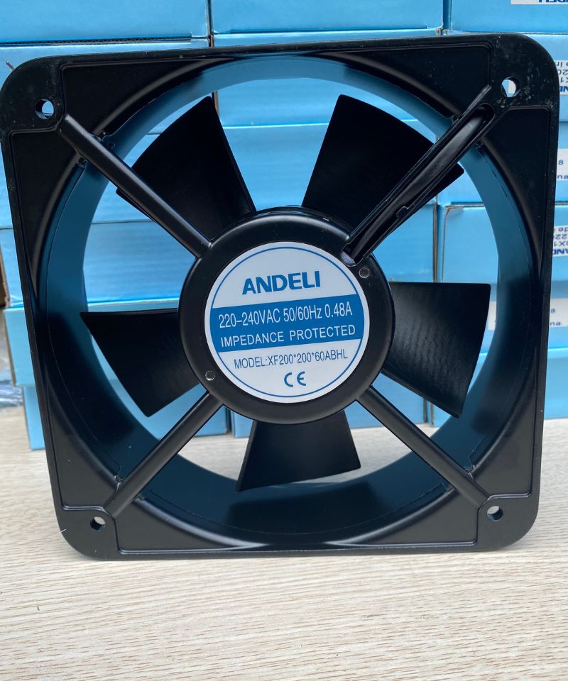 Quạt thông gió tủ điện 200x200x60
