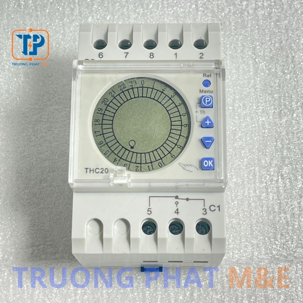 Role Thời Gian Điện Tử 24h 2 Kênh THC20-20A