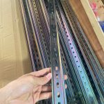 Thanh ray sắt cài aptomat 1mm - Ảnh 2