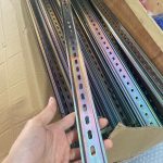 Thanh ray sắt cài aptomat 1mm - Ảnh 4