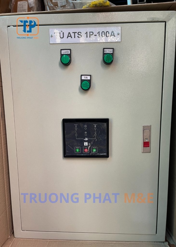 Tủ ATS 100A 3 Pha Cùng Bộ Điều Khiển ATS