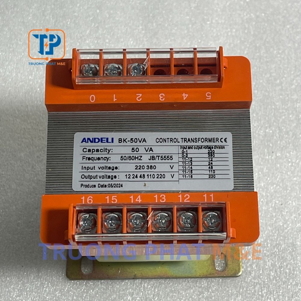 Biến áp điều khiển BK-50VA